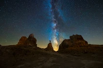 Đến 'Thành phố ánh sáng' Perth ngắm trời sao trên sa mạc