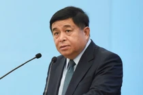 Bộ trưởng Bộ Kế hoạch và Đầu tư Nguyễn Chí Dũng phát biểu tại hội nghị. Ảnh: Bộ KHĐT