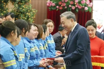 Tổng Bí thư Tô Lâm thăm, chúc Tết Đảng bộ, chính quyền, nhân dân Thủ đô Hà Nội