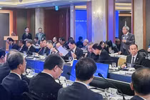 Ông Nguyễn Trung Chính, Chủ tịch HĐQT/Chủ tịch điều hành Tập đoàn công nghệ CMC phát biểu tại tọa đàm.