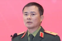 Thiếu tướng Tào Đức Thắng, Chủ tịch kiêm Tổng Giám đốc Tập đoàn Viettel phát biểu tại hội nghị.