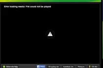 Sự cố không thể xem được phim