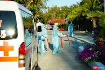 Đón người đi cách ly ở khu resort Cần Giờ buộc phải theo chỉ định của cơ quan Y tế TP.HCM chứ không phải chỉ theo nguyện vọng của người dân vì sẽ rất nhanh chóng quá tải các khu cách ly này (Ảnh: Phạm Nguyễn) 