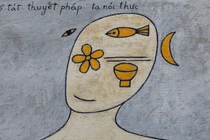 Thơ Thiền của Tuệ Trung Thượng Sỹ (Ảnh: Gallery39a Lý Quốc Sư cung cấp) 