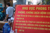 Quận 6 (TP.HCM) là một trong những khu vực "điểm nóng", được yêu cầu cách ly đủ 14 ngày nếu di chuyển đến các tỉnh thành khác (Ảnh: Hải Linh)
