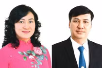 Bà Phan Thị Thắng và ông Lê Hòa Bình vừa được Thủ tướng Chính phủ phê chuẩn kết quả bầu bổ sung chức vụ Phó Chủ tịch UBND TPHCM nhiệm kỳ 2016-2021. Ảnh: Việt Dũng