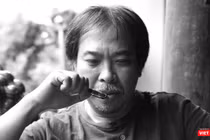 Nhà thơ Nguyễn Quang Thiều (Ảnh: Nguyễn Đình Toán)