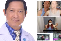 BS Lê Văn Tuấn - Trưởng bộ môn Thần kinh, ĐH Y Dược TP.HCM, Phó trưởng khoa Nội – Thần kinh (BV Chợ Rẫy) nói rõ hơn về bài tập thăng bằng một chân và bệnh đột quỵ (Ảnh: Hoà Bình ghép) 