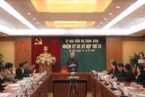 UBKT TƯ có vai trò đặc biệt quan trọng trong công tác kiểm tra, giám sát cán bộ