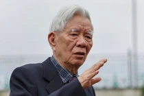 Nguyên Phó trưởng ban Tổ chức TƯ Nguyễn Đình Hương (Ảnh Việt Dũng)