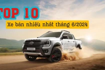Top 10 ô tô bán chạy nhất tháng 6/2024