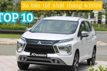 Top 10 ô tô bán chạy nhất tháng 4/2024