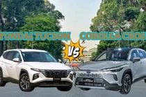 Trên dưới 900 triệu đồng, chọn SUV gầm cao Hyundai Tucson hay Toyota Corolla Cross?