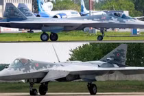 Không quân Nga nhận hai máy bay chiến đấu Su-57 mới (Ảnh: Military Watch Magazine)