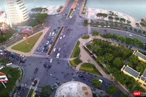 Nút giao thông phía tây cầu Rồng sẽ có 2 hầm chui theo hướng lưu thông từ đường Trần Phú đi Đường 2/9 và hướng lưu thông từ Đường 2/9 đi đường Bạch Đằng.