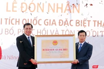 Sáng 29/3, UBND TP Đà Nẵng tổ chức Lễ đón nhận Bằng xếp hạng Di tích quốc gia đặc biệt đối với Thành Điện Hải và khởi công Dự án tu bổ, phục hồi, tôn tạo di tích giai đoạn 1 đối với công trình đặc biệt này.