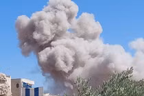 Không quân Nga không kích lực lượng Hồi giáo cực đoan thánh chiến ở Idlib. Syria.