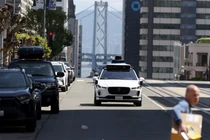 Xe tự lái (AV) Trung Quốc, thử nghiệm ở California. Ảnh Tech Wire Asia.