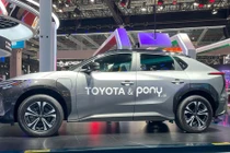 Xe điện tự lái do Toyota và Pony.ai phát triển. Ảnh CNEV Post
