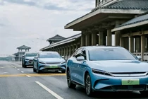 Nguyên mẫu xe Han của công ty BYD Trung Quốc. 