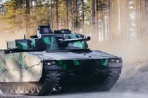 Xe chiến đấu bộ binh CV-90 của Thụy Điển. Ảnh Military Leak