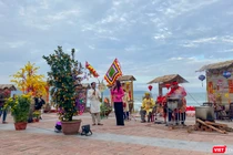Không gian trải nghiệm Tết truyền thống "Xuân yêu thương" tại bãi biển du lịch Đà Nẵng