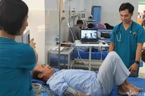 Bệnh nhân N. hồi phục sau cơn đột quỵ 