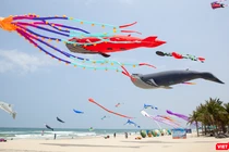 Sẽ có hơn 100 loại diều nghệ thuật đến từ 12 quốc gia sẽ tham gia lễ hội diều quốc tế Quảng Nam 2024