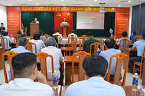 Quang cảnh hội nghị tập huấn công tác báo chí năm 2023 với chuyên đề: “Chuyển đổi số báo chí trong tình hình mới”. (ảnh danang.gov.vn)