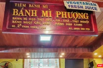 Tiệm bánh mì Phượng (số 2B Phan Châu Trinh, phường Minh An, TP Hội An, tỉnh Quảng Nam).