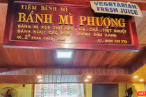 Tiệm bánh mì Phượng (số 2B Phan Châu Trinh, phường Minh An, TP Hội An, tỉnh Quảng Nam).