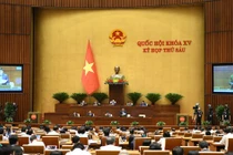 Quang cảnh Kỳ họp thứ 6 Quốc hội khóa XV (ảnhh VGP)