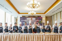 Ban giám khảo cuộc thi Đầu bếp quốc tế Culinary Challenge “CATRION Jet Setters Platte”.