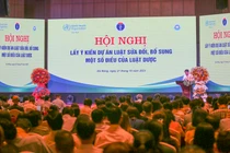 Quang cảnh hội nghị Lấy ý kiến dự án Luật sửa đổi, bổ sung một số điều của Luật Dược 2016 do Bộ Y tế đã tổ chức tại Đà Nẵng.