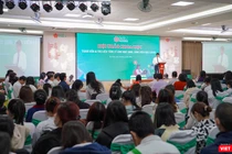 PGS.TS Phó Đức Hoà – Chuyên gia giáo dục phát biểu tại hội thảo