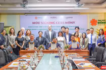 Quang cảnh lễ ký kết hợp tác giữa Công ty Response Consulting APAC (Úc) và Tập đoàn Liên Thái Bình Dương-IPPG với ĐH Đông Á