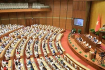 Các đại biểu dự Kỳ họp thứ 6 của Quốc hội khóa XV. (Ảnh: PV/Vietnam+)