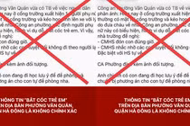 Công an Hà Nội khẳng định thông tin "bắt cóc trẻ em" ở Văn Quán, Hà Đông là tin giả