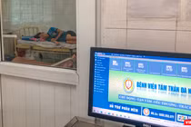 Bệnh nhân Võ Văn Tr. (14 tuổi, trú Thăng Bình, Quảng Nam) điều trị tại Bệnh viện Tâm thần Đà Nẵng .