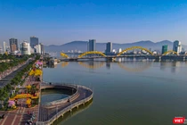 Cầu Rồng (Đà Nẵng) nhìn từ trên cao