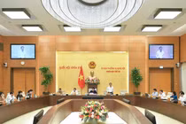 Quang cảnh phiên họp thứ 26 của Ủy ban Thường vụ Quốc hội (Ảnh: Gian Hân)