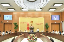 Quang cảnh phiên họp thứ 26 của Ủy ban Thường vụ Quốc hội (Ảnh: Gian Hân)