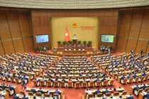 Quốc hội sẽ công bố kết quả lấy phiếu tín nhiệm 44 cá nhân. (Ảnh: PV/Vietnam+)