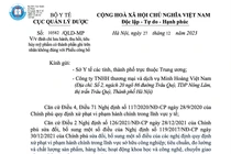 Quyết định đình chỉ lưu hành, thu hồi trên toàn quốc 16 sản phẩm mỹ phẩm do Công ty TNHH thương mại và dịch vụ Minh Hoàng Việt Nam đứng tên công bố và chịu trách nhiệm đưa ra thị trường