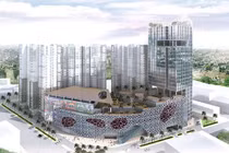 Phối cảnh dự án VinaSquare tại số 152 Trần Phú, Quận 5, Tp. HCM. (Ảnh: VNL)