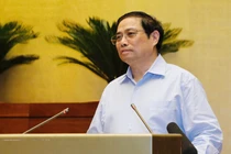 Thủ tướng: Nhiều điểm mới trong chủ trương của Đảng để phát huy tối đa nguồn lực đất đai, chống tham nhũng, tiêu cực - Ảnh: Quochoi.vn.