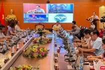 Toàn cảnh buổi họp báo phát động Giải thưởng “Sản phẩm công nghệ số Make in Viet Nam” năm 2022 diễn ra tại Bộ Thông tin và Truyền thông ngày 22/6.