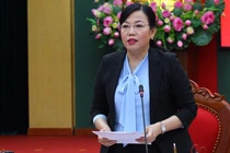 Bà Nguyễn Thanh Hải - Bí thư Tỉnh ủy Thái Nguyên. Ảnh: Cổng TTĐT Đảng bộ tỉnh Thái Nguyên.