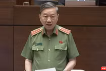 Bộ trưởng Bộ Công an Tô Lâm (Ảnh Lê Mai)