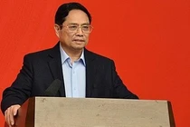 Thủ tướng Phạm Minh Chính phát biểu tại Hội nghị trực tuyến triển khai Đề án phát triển ứng dụng dữ liệu về dân cư, định danh và xác thực điện tử phục vụ chuyển đổi số quốc gia.